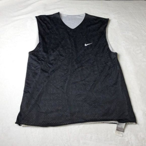 VINTAGE Nike Reversible Mesh Tank Top  Mens L Large Athletic Basketball y2K 90s - Picture 2 of 8